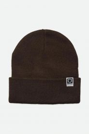 Brixton Harbor Beta Watch Cap Beanie Pipo deep brown