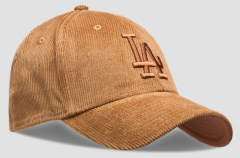 New Era Los Angeles Dodgers Cord 39thirty Stretch Fit brown Lippis