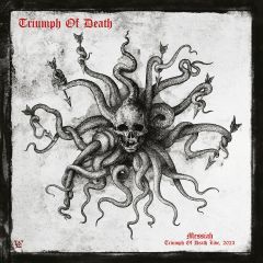 Hellhammer / Triumph Of Death : Resurrection of the Flesh 2-LP, white & black swirl vinyl