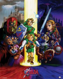 The Legend of Zelda Ocarina of Time 40 x 50cm Juliste (133)