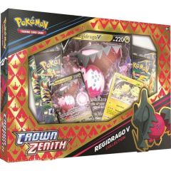 Pokemon TCG Crown Zenith: Regidrago V Collection Box Pokemon Kortit