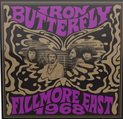 Iron Butterfly : Fillmore East 1968 LP, black vinyl (Rocktober 2024)