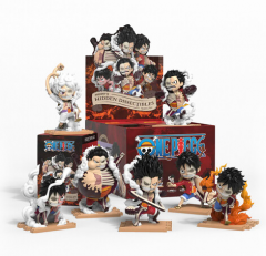 Mighty Jaxx Freenys Hidden Dissectibles One Piece Series 6 Luffys Gear Figuuri, satunnainen