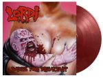 Lordi : Babez for Breakfast LP, blood red & black marbled vinyl