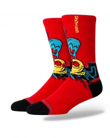 Stance x Pac-Man Waka Waka Waka red Sukat