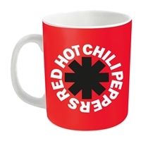 Red Hot Chili Peppers Asterisk Logo Red muki