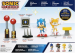 Sonic the Hedgehog 30th Anniversary Diorama Set 6,5cm Figuurit