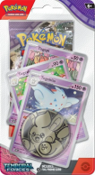 Pokemon TCG Scarlet & Violet: Temporal Forces Booster Pack, 3x Promo card and Coin, Baxcalibur