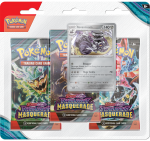 Pokemon Scarlet & Violet: Twilight Masquerade 3x Booster Pack Pokemon kortit (sis. 3x 10 korttia ja promokortti), Revavroom