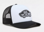 Vans Classic Patch Curved Bill Trucker black/white Lippis