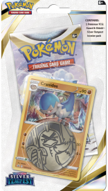 Pokemon Sword & Shield: Silver Tempest Booster Pack Pokemon kortit (sis. 10 korttia, promokortti ja Pokemon-kolikko), Cranidos