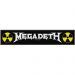 Megadeth - Logo (selkäliuska)