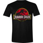 Jurassic Park Distressed Logo T-paita